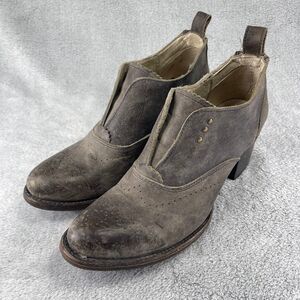 Freebird By Steven Sadie Ankle Boots Womens US 10 Antiqued Distressed Leather